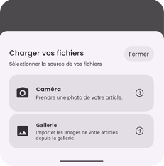 Graphique de visibilité et croissance des annonces Meken